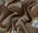 Шовк Армані весняна ніжність, коричневий - фото 3 - інтернет-магазин tkani-atlas.com.ua