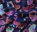 Штапель Бельмондо цветочное сияние, темно-синий - фото 3 - интернет-магазин tkani-atlas.com.ua