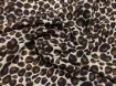 Штапель Бельмондо леопард, коричневый - интернет-магазин tkani-atlas.com.ua