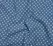 Креп Шери горошки 4 мм, джинсовый голубой - фото 3 - интернет-магазин tkani-atlas.com.ua