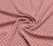 Креп Шери горошки 4 мм, персиковый - фото 1 - интернет-магазин tkani-atlas.com.ua