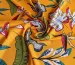 Штапель шелковистый тропический, оранжевый - фото 1 - интернет-магазин tkani-atlas.com.ua