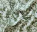 Штапель шелковистый цветочная геометрия, хаки с белым - фото 3 - интернет-магазин tkani-atlas.com.ua