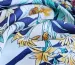 Коттон сатин принт вечерние цветы, сине-белый - фото 3 - интернет-магазин tkani-atlas.com.ua