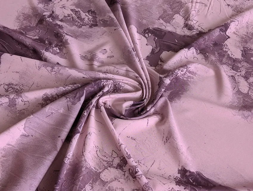 Софт принт акварель, бузковий - фото 1 - інтернет-магазин tkani-atlas.com.ua