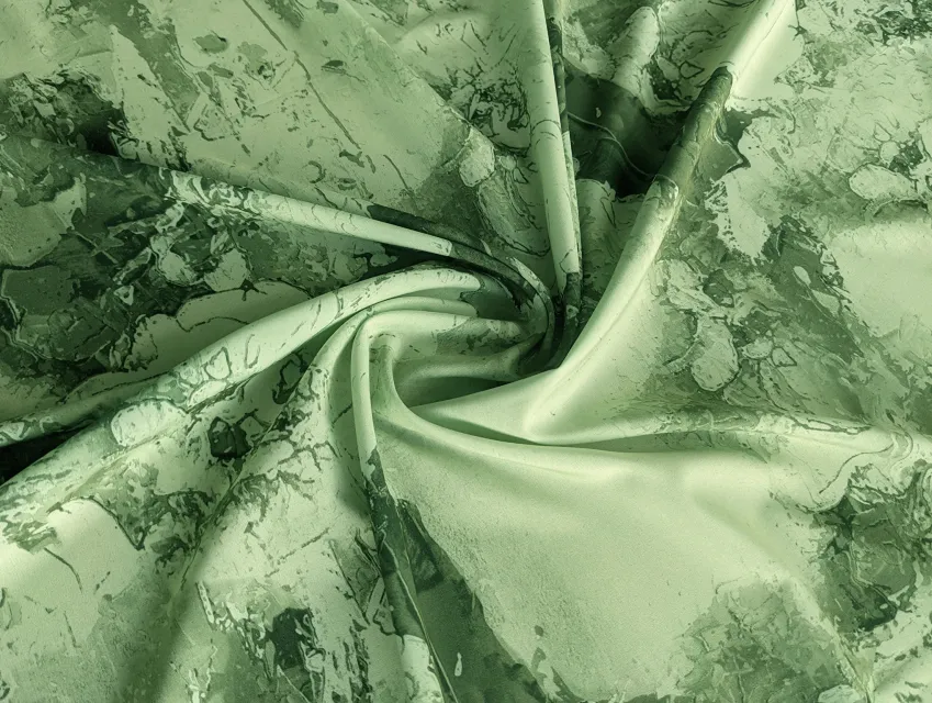 Софт принт акварель, олива - фото 1 - інтернет-магазин tkani-atlas.com.ua