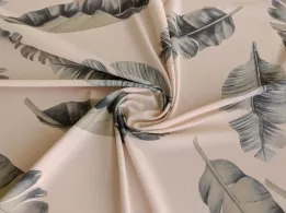 Софт принт пір'ячко, бежевий - інтернет-магазин tkani-atlas.com.ua