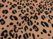 Лен с вискозой леопард, коричневый - интернет-магазин tkani-atlas.com.ua