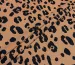 Лен с вискозой леопард, коричневый - фото 1 - интернет-магазин tkani-atlas.com.ua