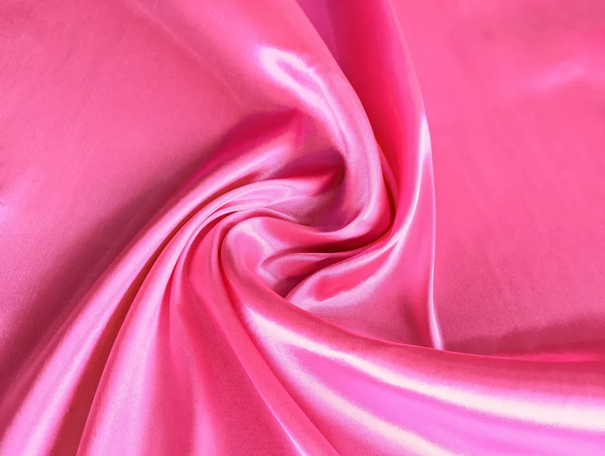 Атлас однотонний уцінка (текстильний недолік), рожевий - фото 1 - інтернет-магазин tkani-atlas.com.ua