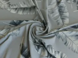 Софт принт пір'ячко, сірий - інтернет-магазин tkani-atlas.com.ua