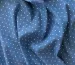 Джинс тенсел горошки 2 мм, белый на синем - фото 2 - интернет-магазин tkani-atlas.com.ua