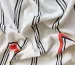 Твіл платтяний смугаста геометрія, червоний на молочному - фото 2 - інтернет-магазин tkani-atlas.com.ua