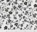 Шифон креповый цветочное плетение, черный на белом - фото 4 - интернет-магазин tkani-atlas.com.ua