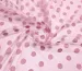 Сітка флок горошки 17 мм, ніжно-рожевий - фото 1 - інтернет-магазин tkani-atlas.com.ua