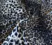 Трикотаж масло гепард, коричневий з темно-синім - фото 1 - інтернет-магазин tkani-atlas.com.ua