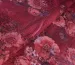 Диско чешуя квіткова композиція, червоний - фото 1 - інтернет-магазин tkani-atlas.com.ua