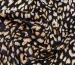 Шелк Армани гепард, бежевый на черном - фото 2 - интернет-магазин tkani-atlas.com.ua