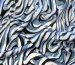 Шелк Армани абстракция, голубой с черным - фото 3 - интернет-магазин tkani-atlas.com.ua