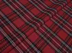 Трикотаж вискоза клетка 85 мм, красный - интернет-магазин tkani-atlas.com.ua