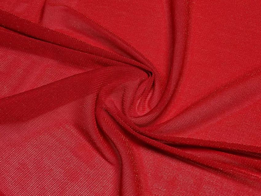 Сітка спорт з люрексом, червоний - фото 1 - інтернет-магазин tkani-atlas.com.ua