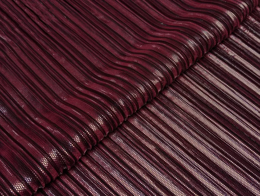 Диско плісе, бордовий - фото 1 - інтернет-магазин tkani-atlas.com.ua