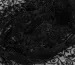 Сетка с флоком цветочный орнамент, черный - фото 3 - интернет-магазин tkani-atlas.com.ua