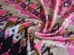 Атлас сатин геометрична мозаїка, рожево-бежевий - інтернет-магазин tkani-atlas.com.ua