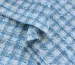 Шанель твид клеточка 20 мм, голубой - фото 3 - интернет-магазин tkani-atlas.com.ua