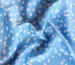 Армани диджтл неравномерные горошки, голубой - фото 3 - интернет-магазин tkani-atlas.com.ua