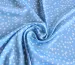 Шовк Армані нерівномірні горошки, блакитний - фото 1 - інтернет-магазин tkani-atlas.com.ua