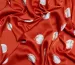 Шовк Армані горох 30 мм, червоний мандарин - фото 3 - інтернет-магазин tkani-atlas.com.ua