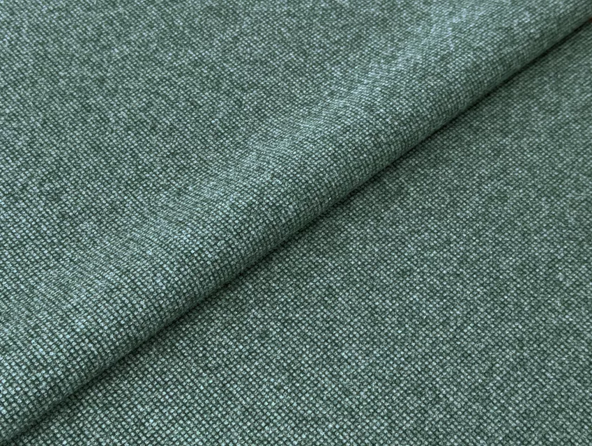 Трикотаж Камила плотный клеточка 1.5 мм, зеленая мята - фото 1 - интернет-магазин tkani-atlas.com.ua