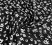 Штапель Бельмондо цветочная абстракция, черный - фото 1 - интернет-магазин tkani-atlas.com.ua