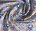 Коттон цветочная акварель, сиренево-голубой - фото 3 - интернет-магазин tkani-atlas.com.ua