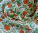 Коттон цветочная фантазия, оранжево-зеленый - фото 3 - интернет-магазин tkani-atlas.com.ua