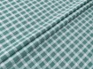 Котон жаккард клітинка 15 мм, сіро-зелений - інтернет-магазин tkani-atlas.com.ua