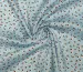 Штапель шелковистый цветочный прованс, голубой - фото 1 - интернет-магазин tkani-atlas.com.ua