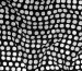 Штапель шовковистий горохи 11 мм, чорний - фото 3 - інтернет-магазин tkani-atlas.com.ua