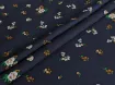 Софт принт букет, темно-синій - інтернет-магазин tkani-atlas.com.ua