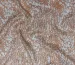 Штапель шелковистый двухцветный, песочный с белым - фото 3 - интернет-магазин tkani-atlas.com.ua