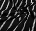 Софт принт смужка, чорний - фото 2 - інтернет-магазин tkani-atlas.com.ua