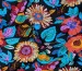 Штапель шелковистый яркие цветы, черный - фото 4 - интернет-магазин tkani-atlas.com.ua