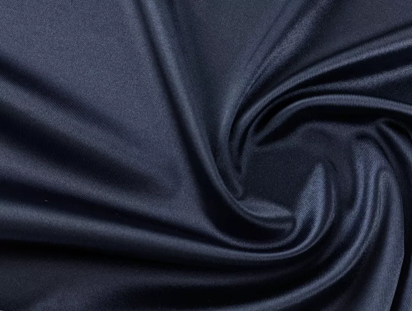 Трикотаж атласний, темно-синій - фото 1 - інтернет-магазин tkani-atlas.com.ua