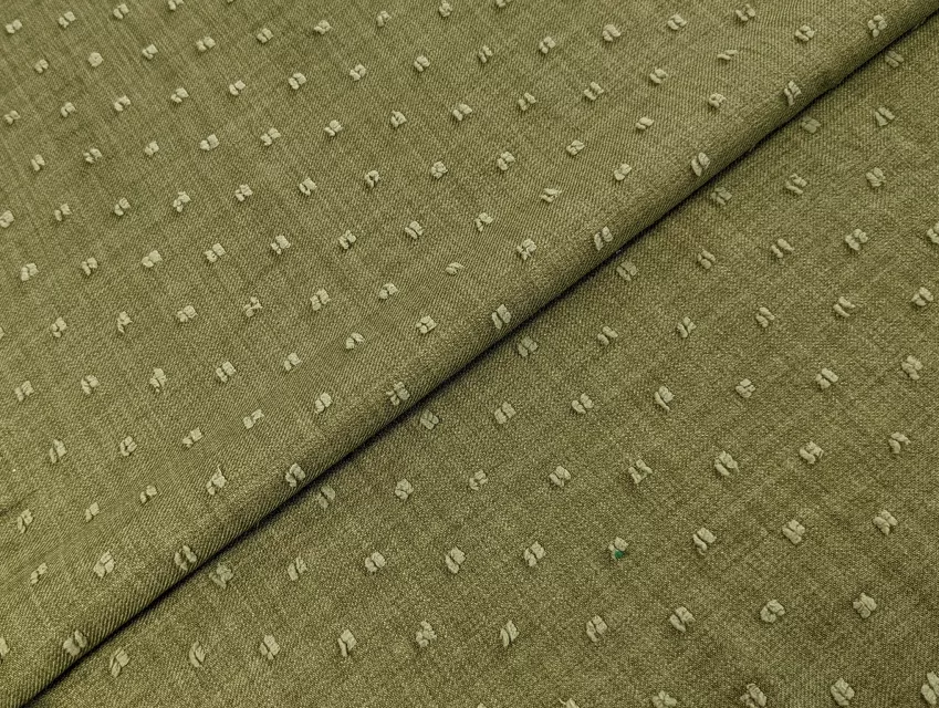 Твіл Камелія мушка, хакі - фото 1 - інтернет-магазин tkani-atlas.com.ua