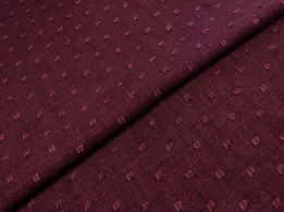 Твіл Камелія мушка, бордовий - інтернет-магазин tkani-atlas.com.ua