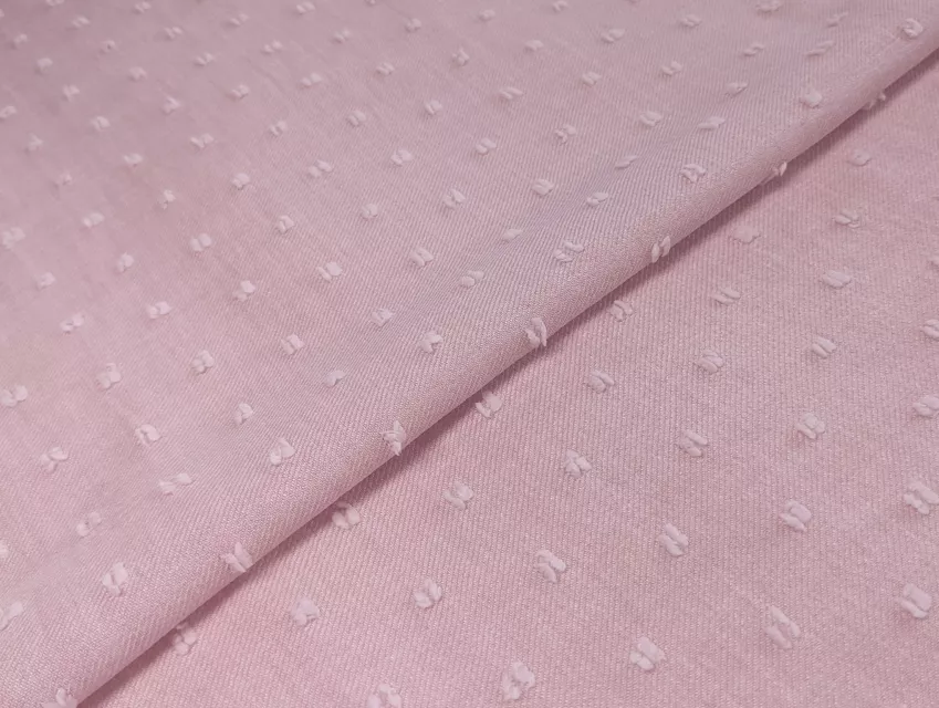 Твіл Камелія мушка, пудровий рожевий - фото 1 - інтернет-магазин tkani-atlas.com.ua