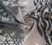 Шифон Вена микс орнаментов купон, бежево-коричневый - фото 1 - интернет-магазин tkani-atlas.com.ua