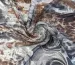 Шифон Відень квітковий, коричневий з сірим - фото 1 - інтернет-магазин tkani-atlas.com.ua