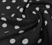 Штапель Бельмондо горох 10 мм, чорний - фото 2 - інтернет-магазин tkani-atlas.com.ua